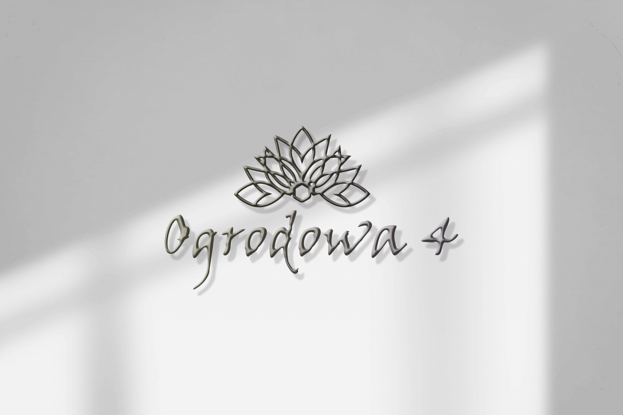 projekt logo dla apartamenty w ustrzykach dolnych ogrodowa4 Projekt Marcin Oczkowski